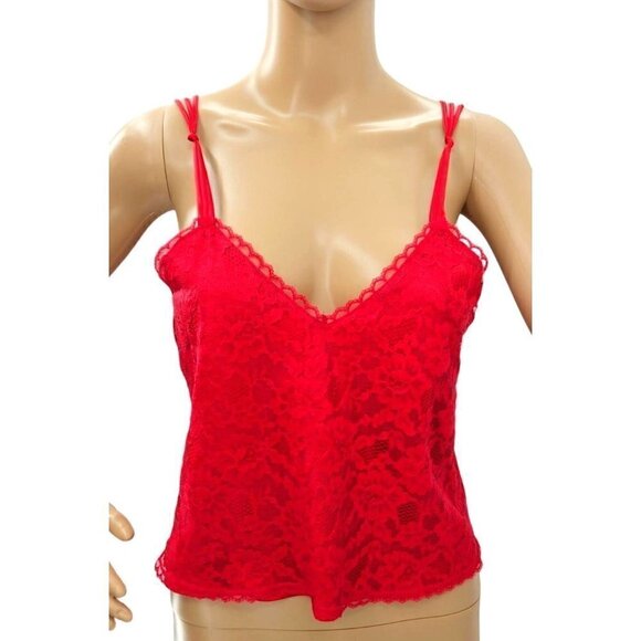 VTG Victorias Secret Lingerie Sz S 2 4 Red Teddy Lace Strappy Lined Sexy Elegant - Picture 3 of 13
